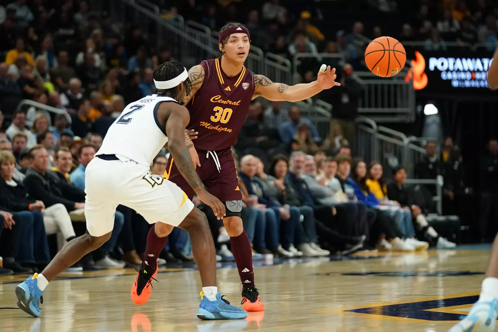 CMU Men's Basketball at Marquette, Nov. 11, 2024