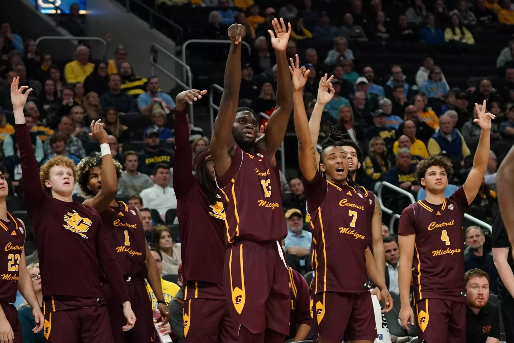 CMU Men's Basketball at Marquette, Nov. 11, 2024