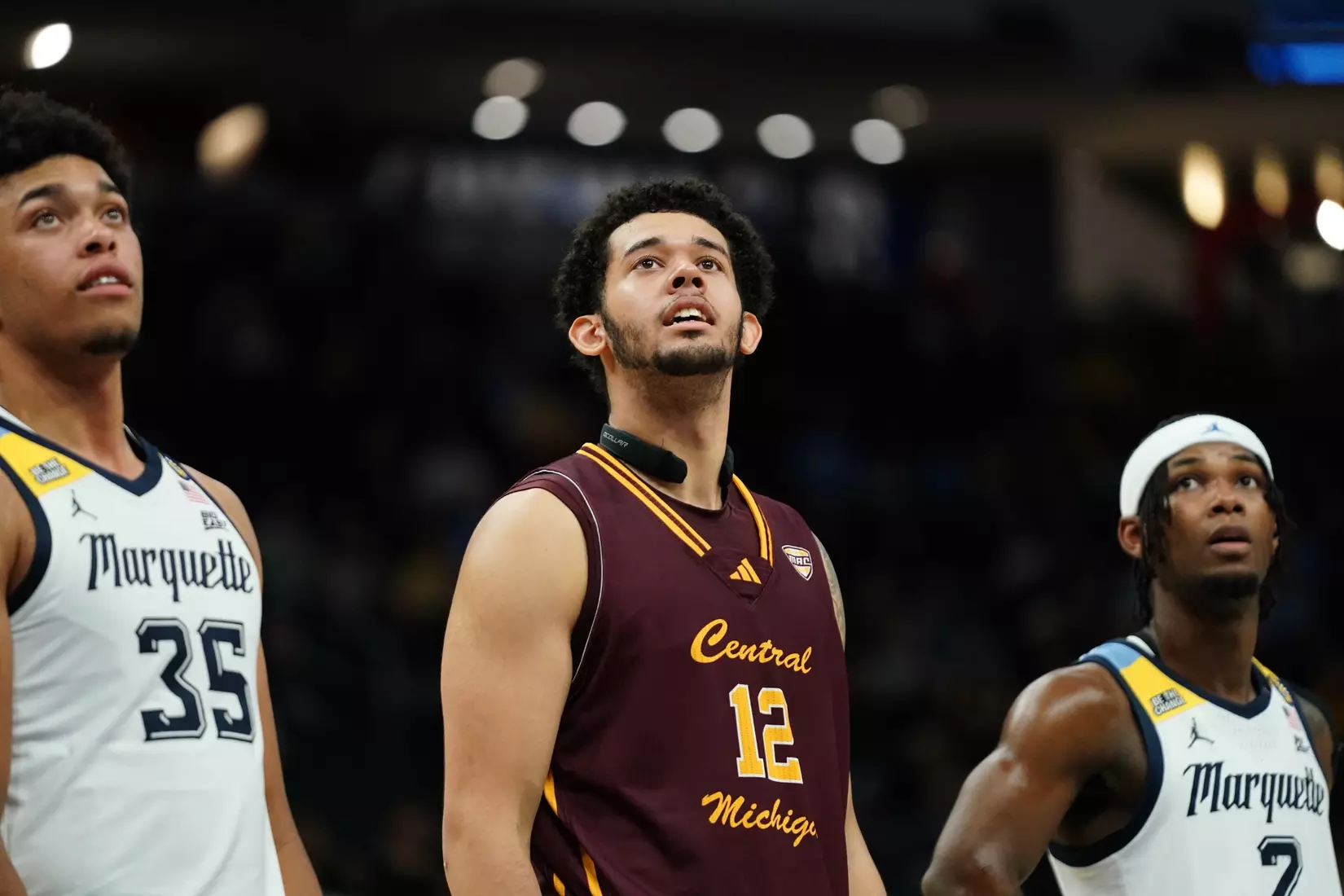 CMU Men's Basketball at Marquette, Nov. 11, 2024