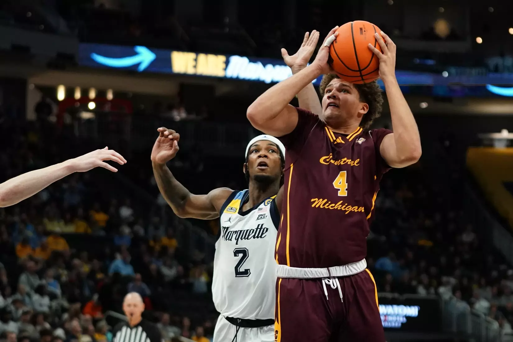 CMU Men's Basketball at Marquette, Nov. 11, 2024