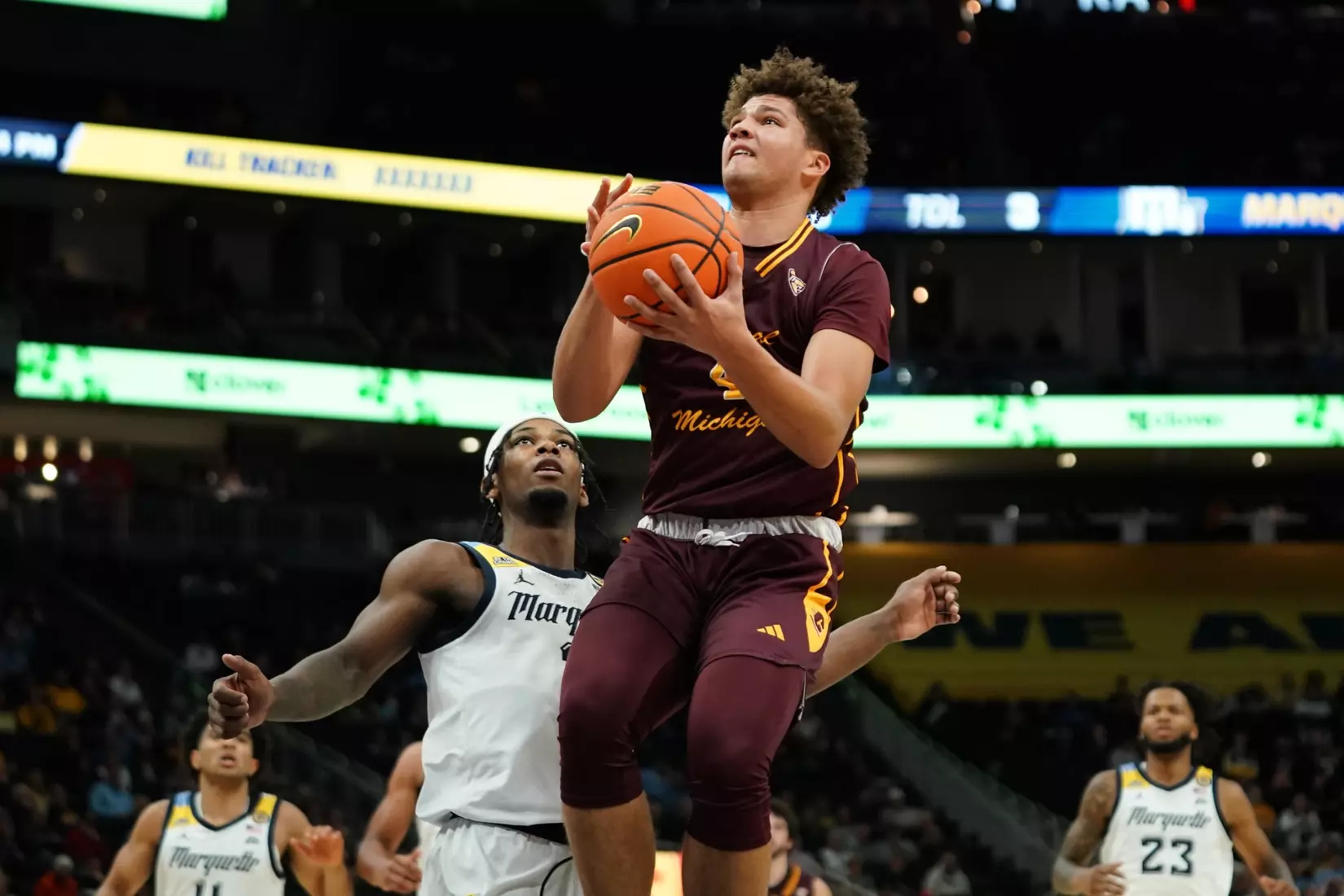 CMU Men's Basketball at Marquette, Nov. 11, 2024