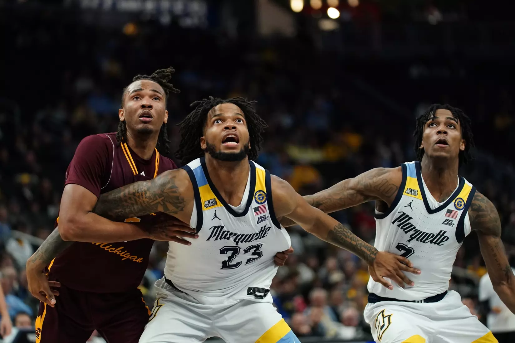 CMU Men's Basketball at Marquette, Nov. 11, 2024