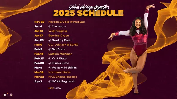 Gymnastics Announces 2025 Schedule - Central Michigan University Athletics gymnastics-announces-2025-schedule-central-michigan-university-athletics