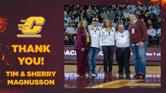 Maroon & Gold Bold Graphic Magnussons