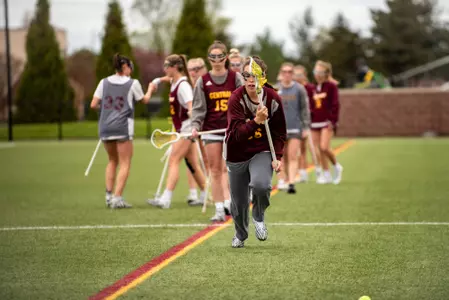 Central Michigan Lacrosse at Tuesday practice before MAC Championship