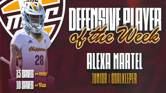 Alexa Martel MAC Def. Player of the Week (4/9/24)