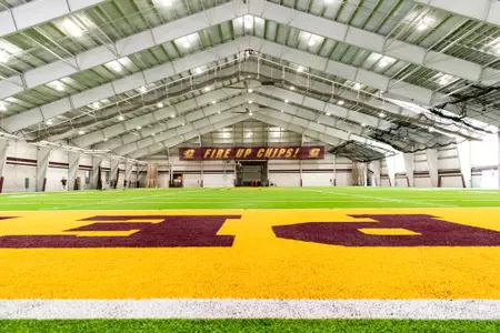 New turf installed in Central Michigan's Turf Bay.