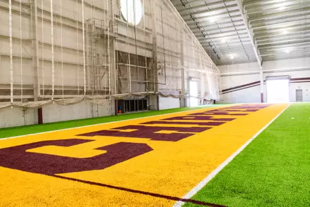 New turf installed in Central Michigan's Turf Bay.