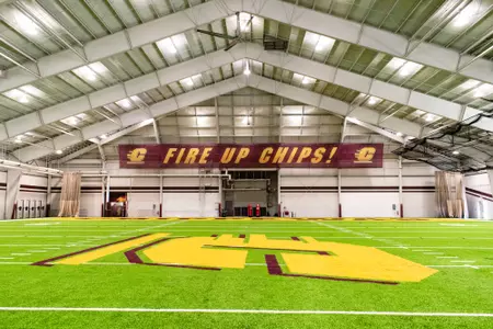 New turf installed in Central Michigan's Turf Bay.