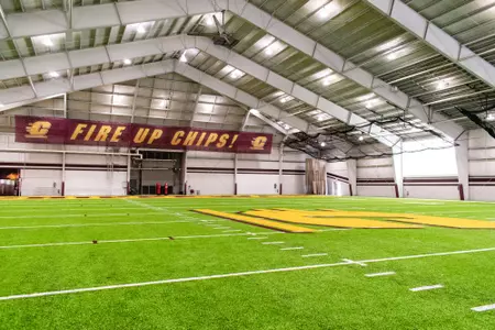 New turf installed in Central Michigan's Turf Bay.