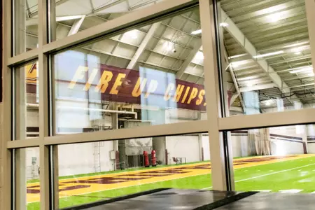 New turf installed in Central Michigan's Turf Bay.