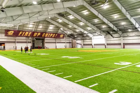 New turf installed in Central Michigan's Turf Bay.