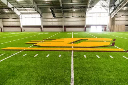 New turf installed in Central Michigan's Turf Bay.