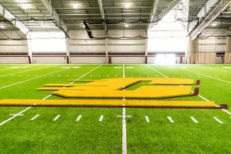 New turf installed in Central Michigan's Turf Bay.