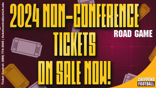 Non Conference Road Game Tickets Graphic