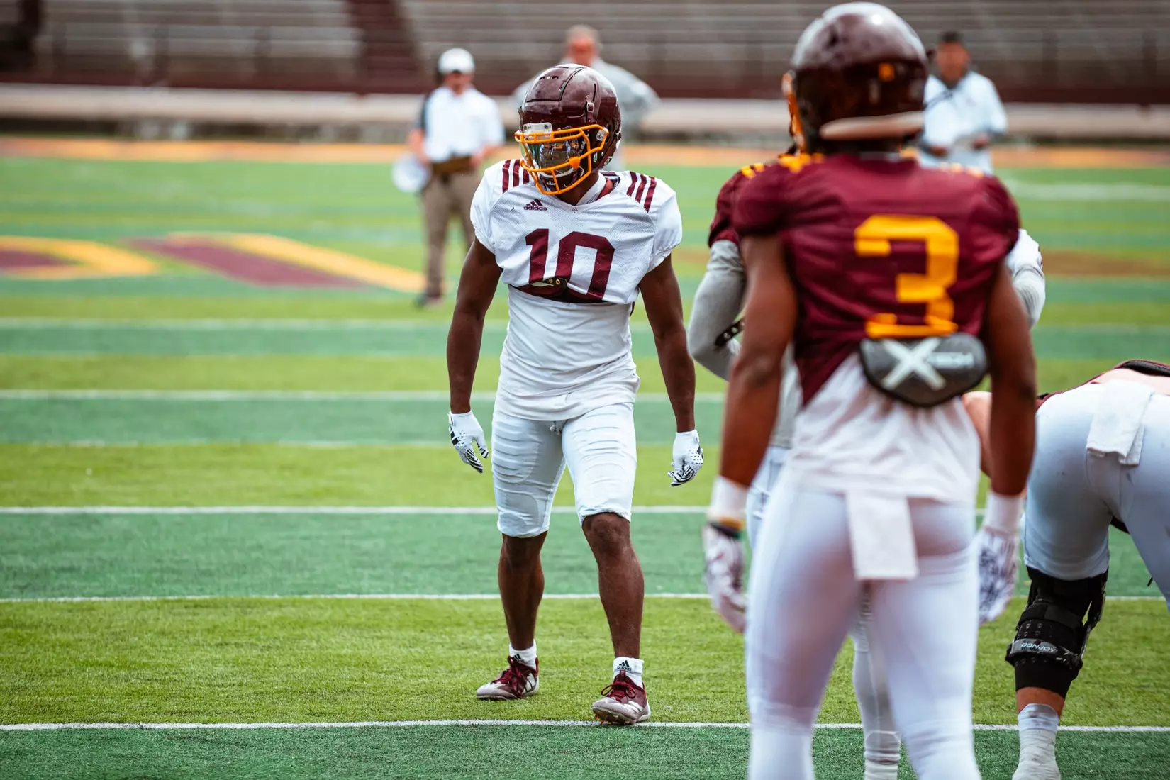 CMU Football Fall Camp Scrimmage #1