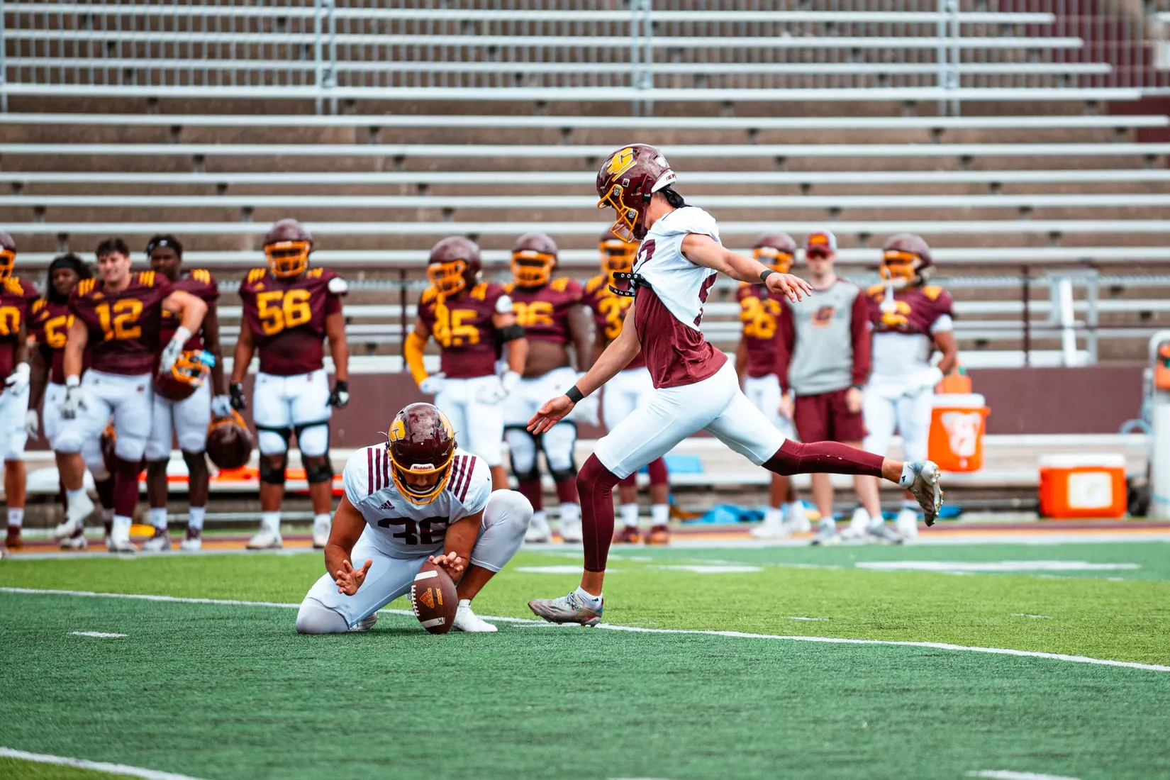 CMU Football Fall Camp Scrimmage #1