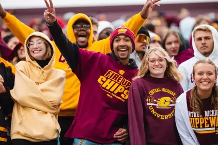 CMU Fans Cross Section FB Game Z