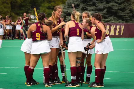 Field Hockey falls just short in overtime battle with Longwood Image
