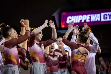 Gymnastics Bests Bowling Green in Rumble & Tumble Image