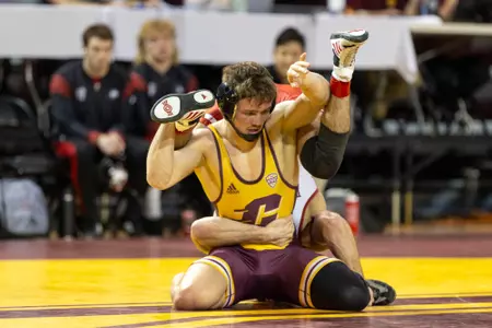 Shrader Named MAC West Wrestler of the Week Image
