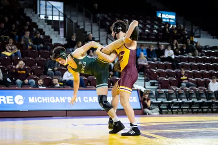 CMU Wrestlers Complete Perfect MAC-Opening Weekend With 29-10 Win Over Cleveland State Image