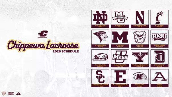 2026 Lacrosse Schedule Story Graphic