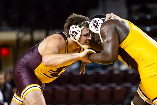 Maroon tops Gold, 18-12, in Wrestling Intrasquad Dual at McGuirk Arena