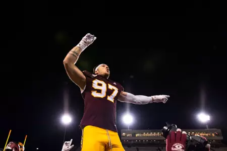 Football's Michael Heldman Earns MAC Defensive Player of the Week Honor Image