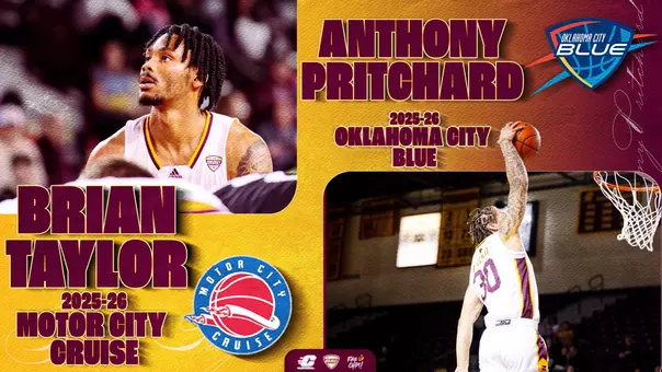 Taylor and Pritchard NBA G League Graphic