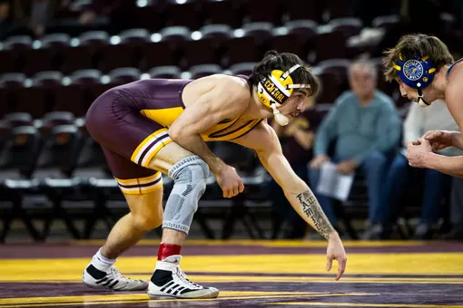 Wrestling Entertains Two MAC Foes in Weekend Dual Meets