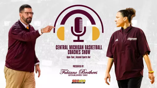 CMU Basketball Coaches Radio Show Graphic