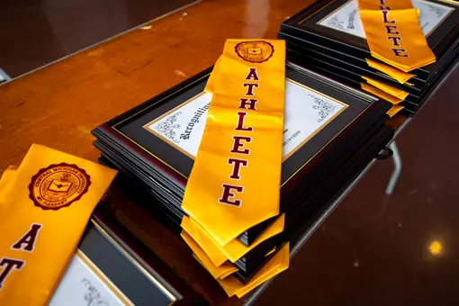 Graduating Student-Athletes Honored in Sunday Morning Ceremony