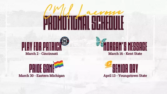 2025 Lacrosse Promotional Schedule Graphic