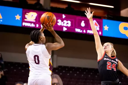 Chippewas Dictate Defense to League-Leading Ball State in Overtime Loss, 60-58 Image