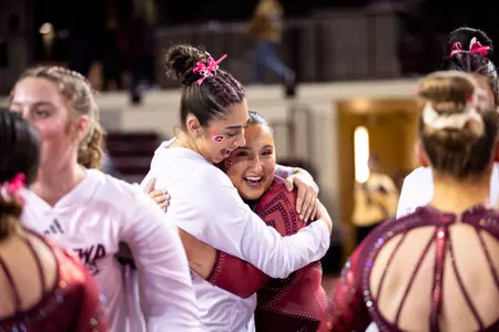 Gymnastics Celebrates Senior Day, wins Regular Season Finale over NIU Image