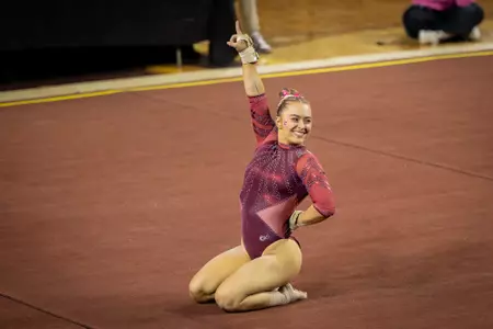 Gymnastics Defeats Eastern Michigan in MAC Dual Image