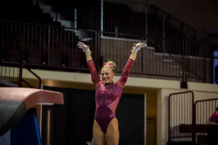Gymnastics Finishes Strong at Kent State Image