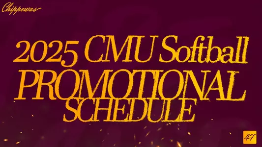 Softball Promotional Schedule
