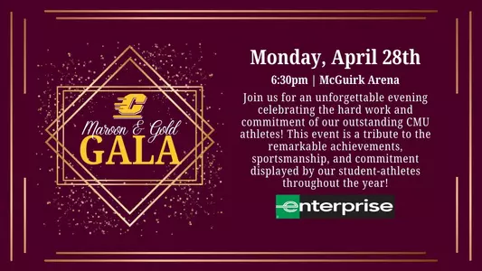 Maroon & Gold Gala Graphic 16x9