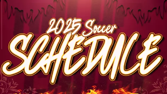 2025 Soccer Schedule Release Cover Graphic
