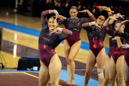 Gymnastics Bests Western Michigan in Home Opener