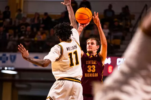 Western Michigan Wins First of Two-Game Series 77-65