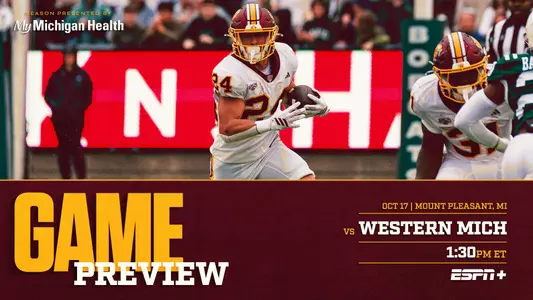 Western Michigan Game Preview Graphic