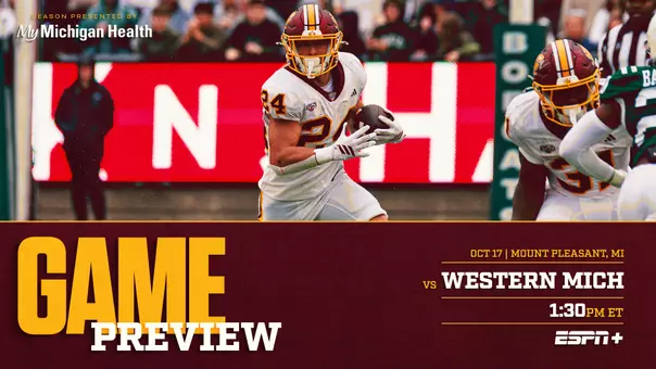 Western Michigan Game Preview Graphic