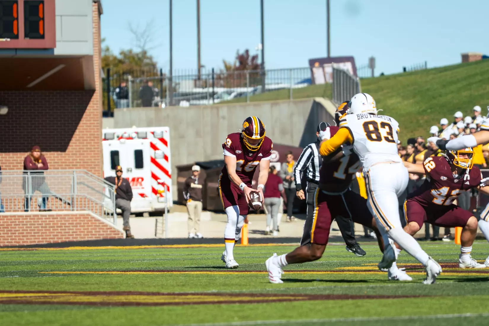 CMU Football vs Western