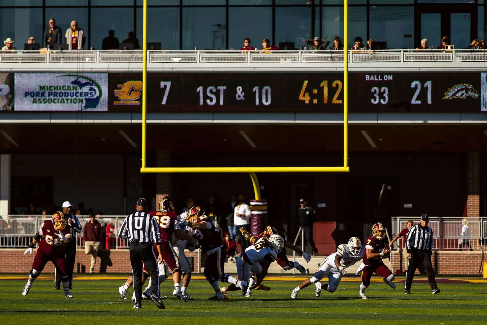 CMU Football vs Western