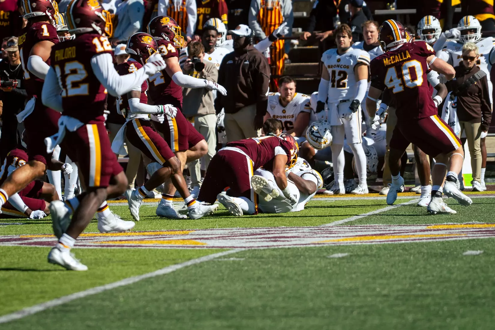 CMU Football vs Western