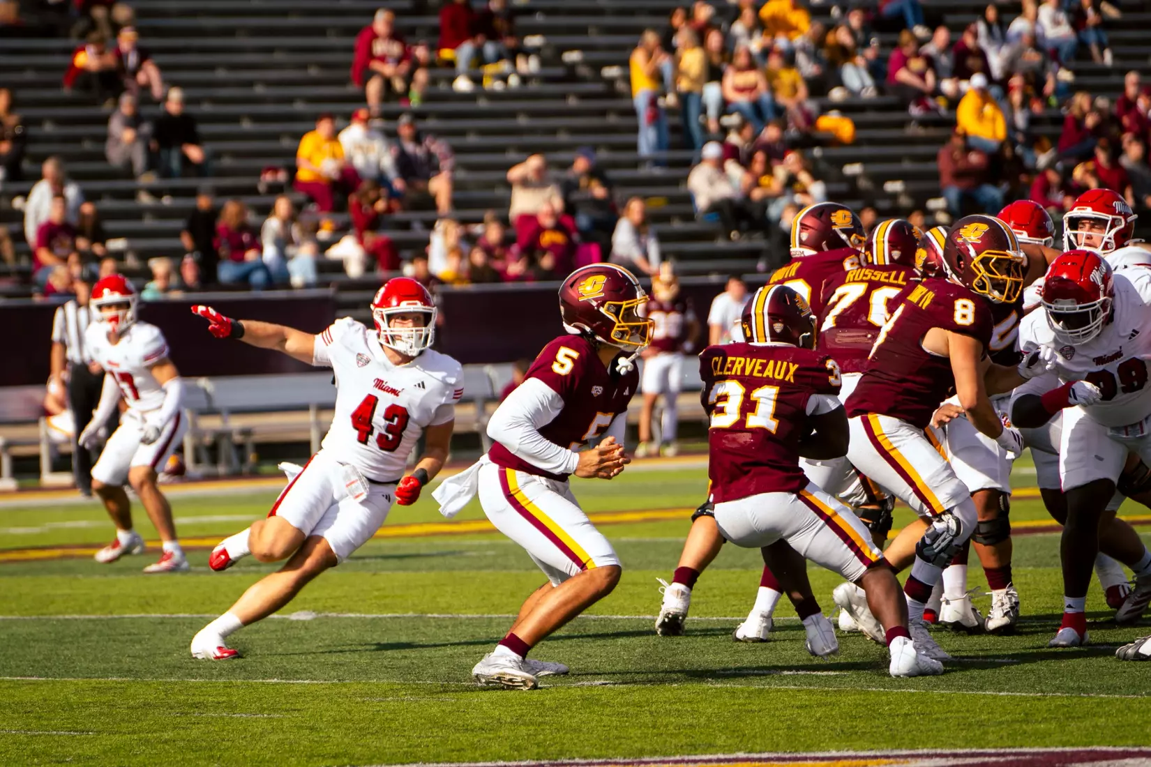 CMU Football vs Miami (Ohio), October 24th, 2026