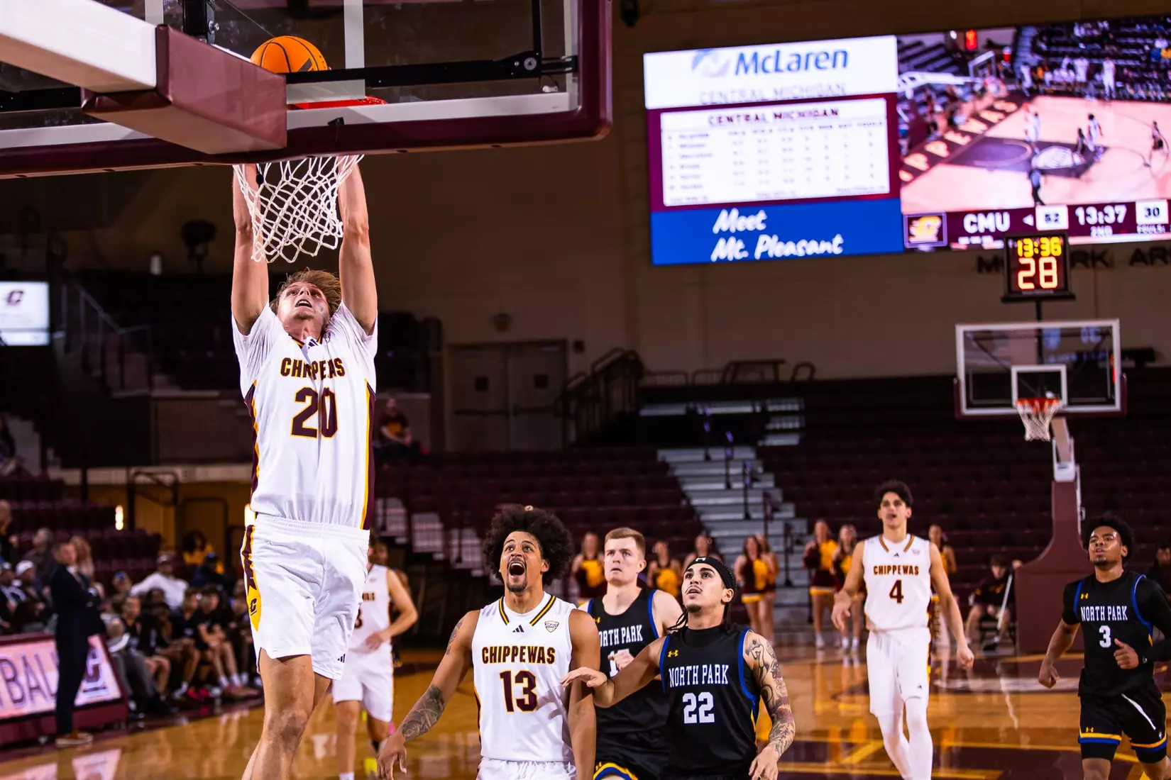 CMU Men's Basketball vs North Park University October 27, 2026
